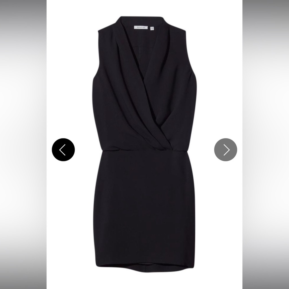 Aritzia Wilfred 100% Silk Dress Sz M Black